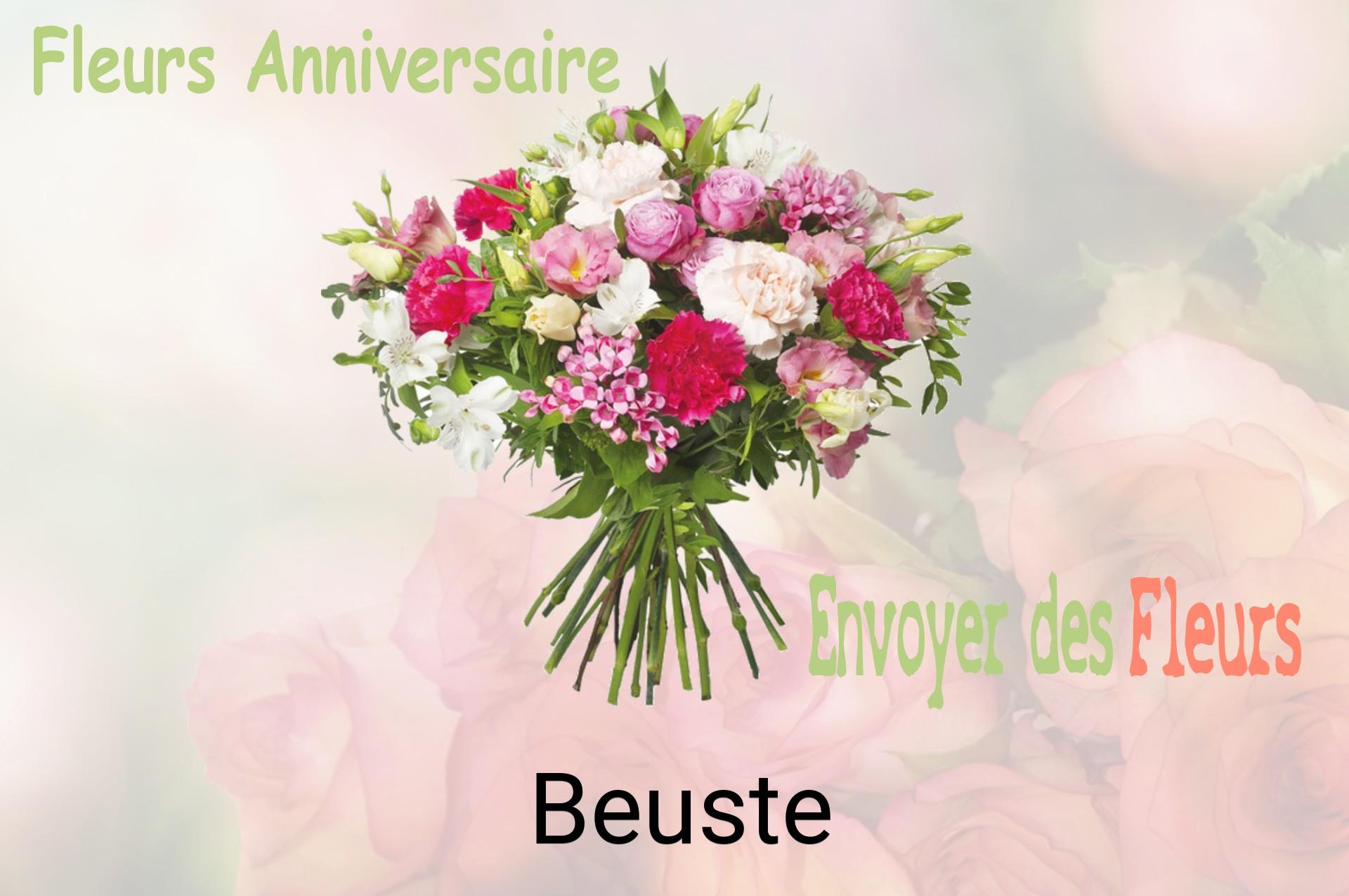 Bouquet de fleurs d’anniversaire livré à Beuste